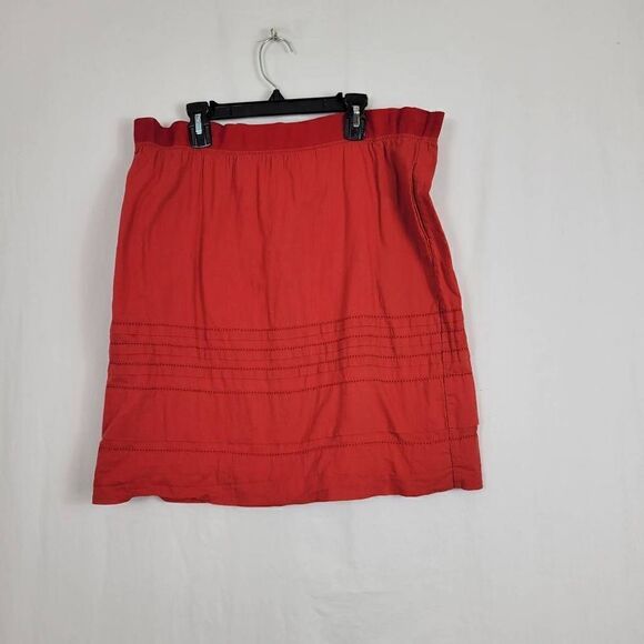 Maeve Red Skirt With Pockets. - Picture 1 of 6